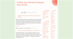 Desktop Screenshot of fertilityportal.com