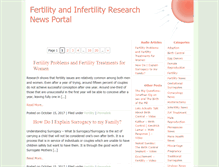 Tablet Screenshot of fertilityportal.com